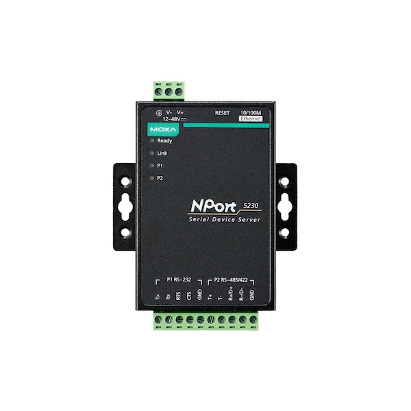 1Port Rs-422/485 Device Server, 1Port Rs-232, 10/100M Eth., Nport 5230